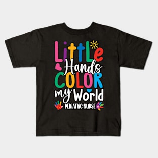 Little Hands Color My World Kids T-Shirt